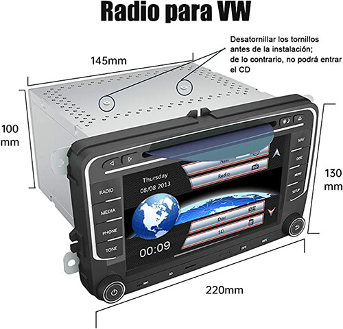 radio navegador volkswagen